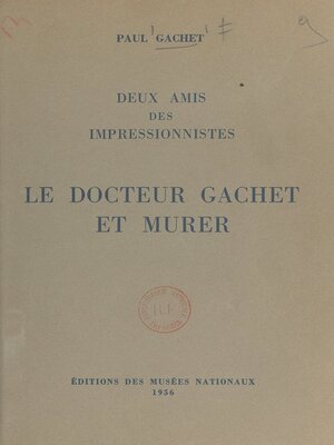 cover image of Deux amis des impressionnistes